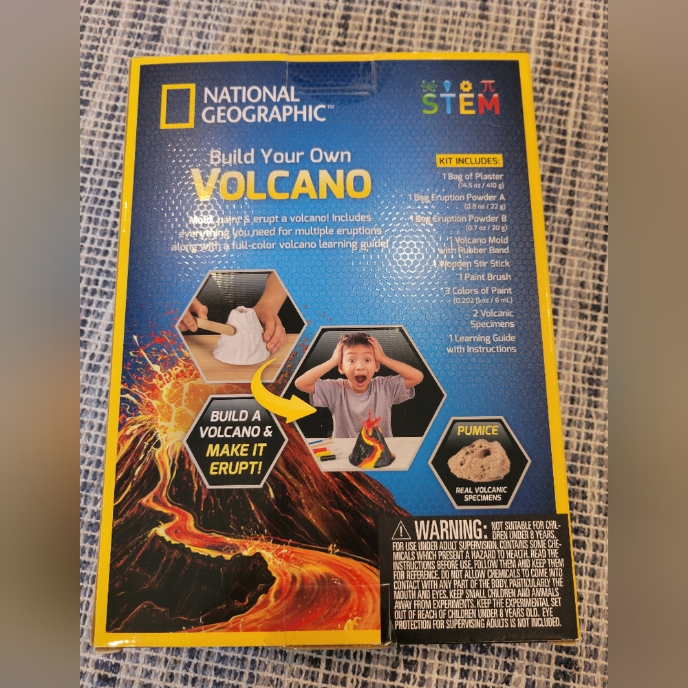 National Geographic Build Your Own Volcano Kit